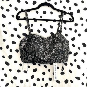 Mink Pink Crop Top XS new with tags